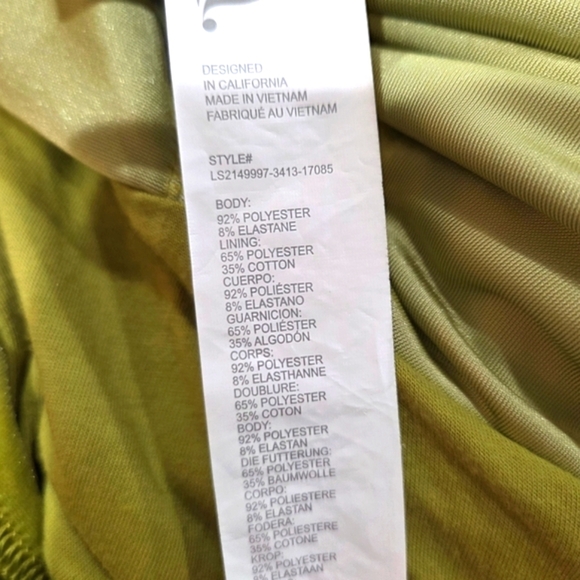 FABLETIC Lime Green Velvet Women's Jacket SIZE 3X NEW - Picture 4 of 7